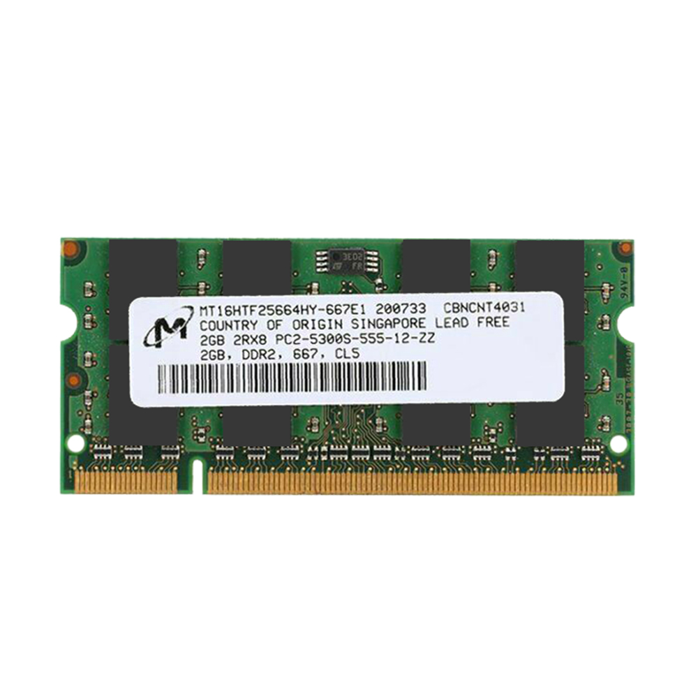 MICRON Ram Bd22 100% Mới 2gb Ddr2 667mhz Pc2-5300S 200pin So-Dmm Laptop Notebook