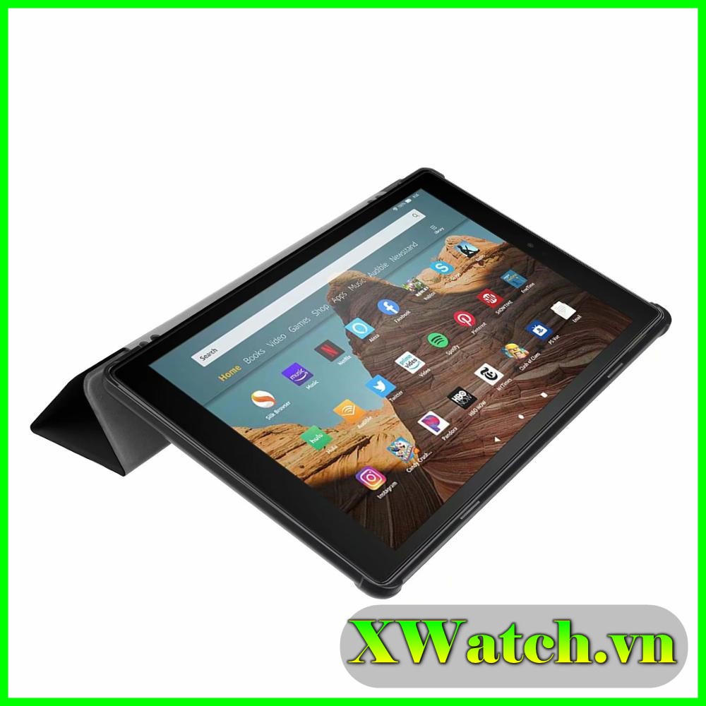 Bao Da Amazon Kindle Fire HD8 HD8 Plus 2020 nắp nam châm từ tính