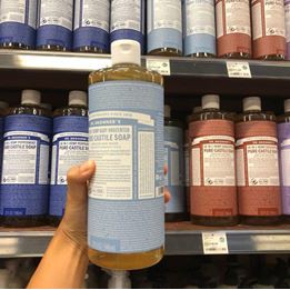 [AUTH - BILL MỸ] Dung dịch xà phòng đa năng 18 in 1 hữu cơ Dr Bronner's Castile Soap 946ml | BigBuy360 - bigbuy360.vn