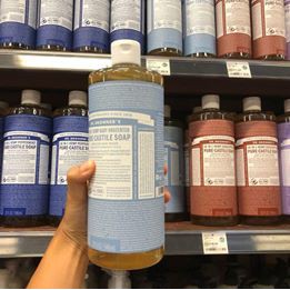 [AUTH - BILL MỸ] Dung dịch xà phòng đa năng 18 in 1 hữu cơ Dr Bronner's Castile Soap 946ml