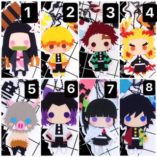 [ORDER] kit làm kẹp sách vải nỉ dạ-Kimetsu no Yaiba