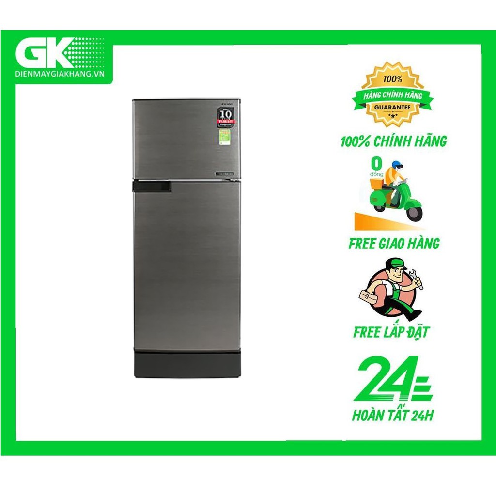 Mã ELHA03 giảm 5% đơn 300K X176E DSS Tủ lạnh Sharp Inverter 165 Lít