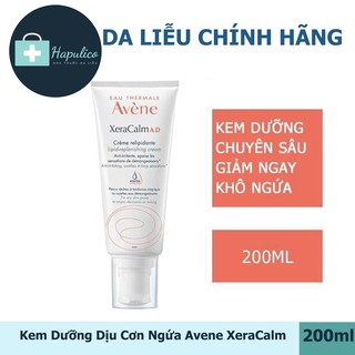 Kem Dưỡng Dịu Cơn Ngứa Avene XeraCalm AD Lipid-Replenishing Cream Avène 200ml