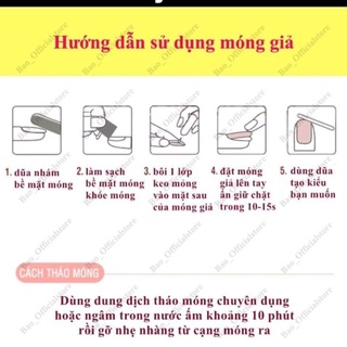 Móng chân giả kèm keo