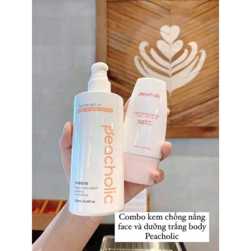 Kem body nâng tone dưỡng trắng Peacholic