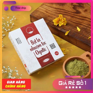 Bột lá Nhuộm Tóc Màu Nâu Đỏ