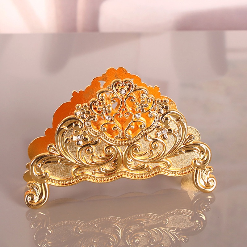 Giá Đỡ Khăn Giấy Để Bàn Bằng Kim Loại Nghệ Thuật