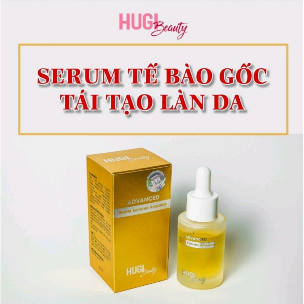 Serum Trắng Da  Dưỡng Ẩm Nâng Cơ Xoá Nhăn Chính Hãng HuGi 35ml_KimHueHuGi_beauty_TổngKhoMiềnBắc