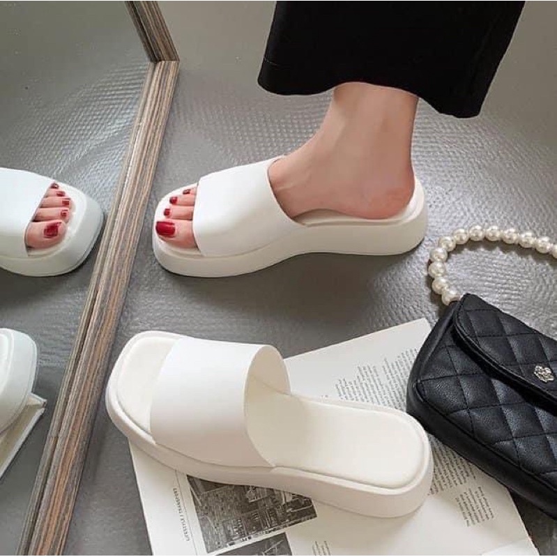 Dép bánh mì phối màu