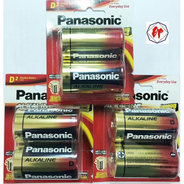 Pin Đại D Panasonic Alkaline LR20T/2B