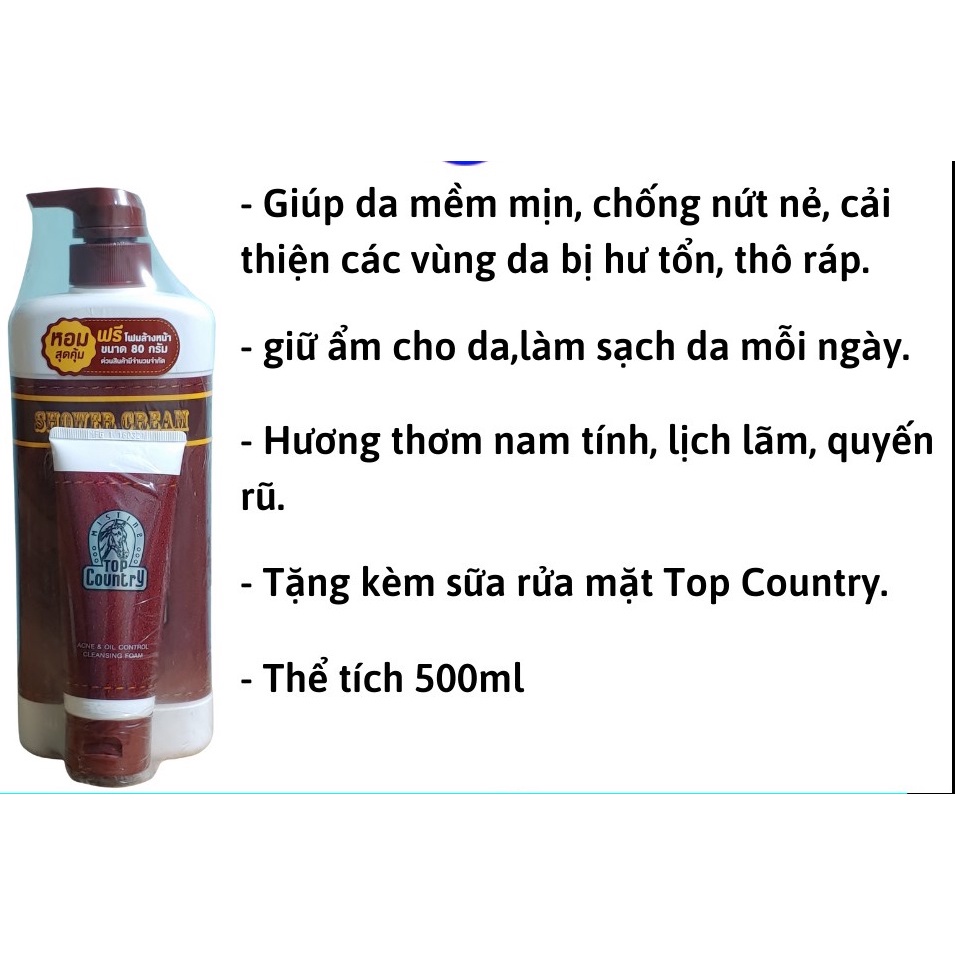 Sữa tắm ngựa dành cho nam Mistine 500ml