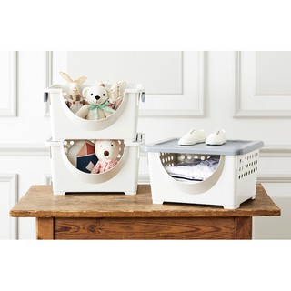 Bộ 3 Sản Phẩm Rổ Nhựa Có Tay Cầm Wing Basket Lock&Lock Inp421