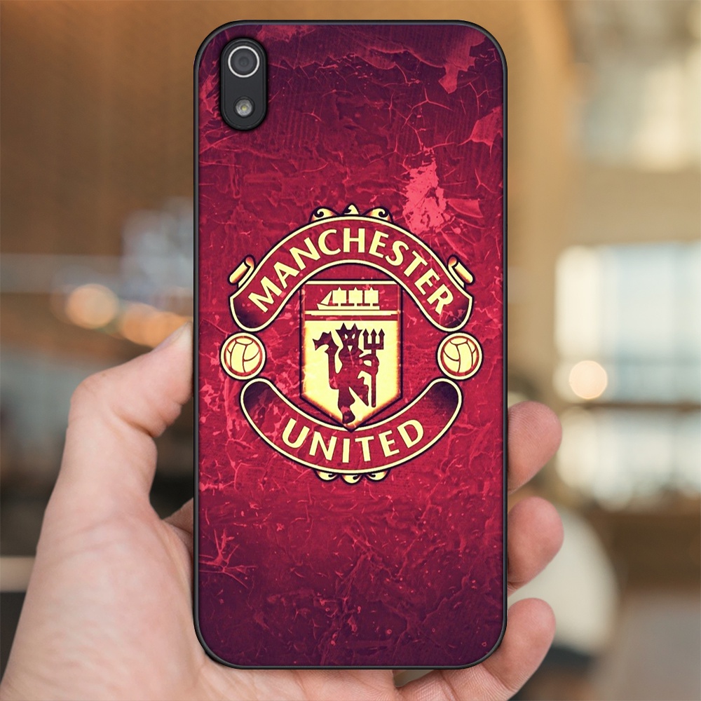 Ốp lưng Xiaomi Redmi 7A viền đen in hình MU Manchester United