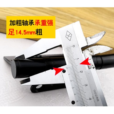 Cửa gỗ 4 inch 5 inch câm mang 304 bản lề kim loại cửa Màu Đen Gấp