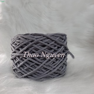( ẢNH THẬT )Dây thừng se macrame , dây cotton màu XÁM .( 3mm và 5mm)