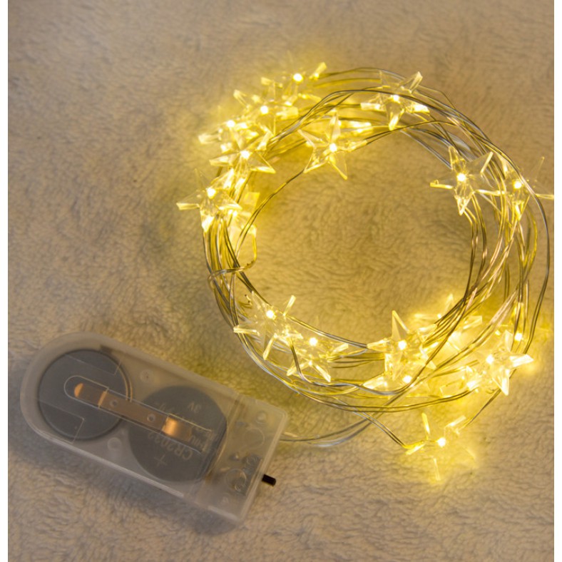 Đèn led dây nhí 2 mét 20 bóng (nhiều mẫu)