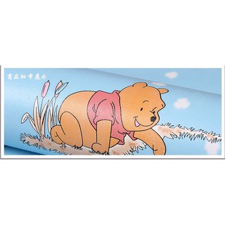 decal giấy dán tường gấu nền xanh