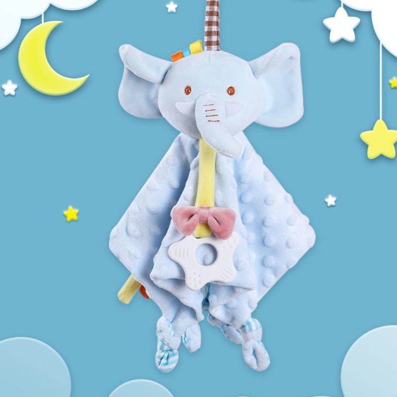 Chăn Mềm Mại Thoải Mái In Họa Tiết Thú Nhồi Bông Bảo Vệ Răng Miệng Khi Ngủ Cho Bé Sơ Sinh