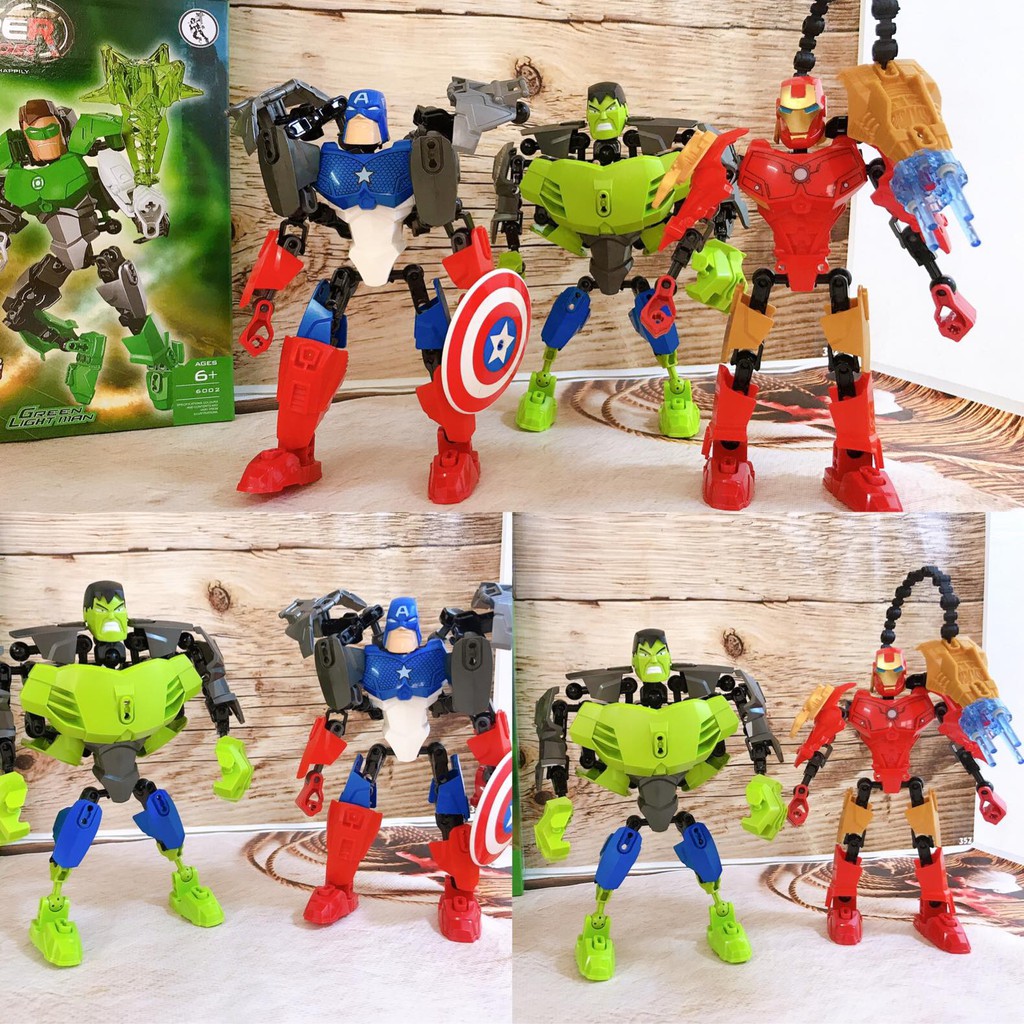Đồ chơi lắp ráp mô hình biệt đội siêu anh hùng The Avengers - super hero blocks