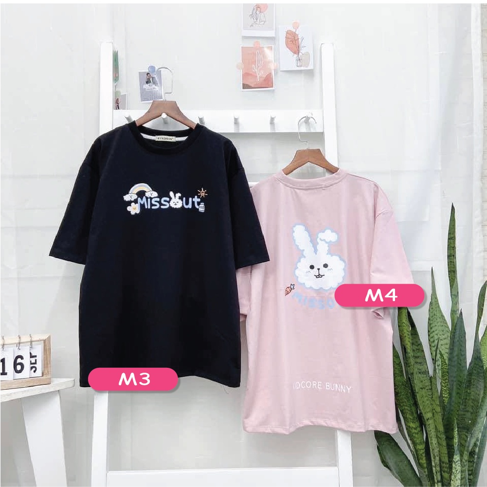 Áo thun Ulzzang tay lỡ chất cotton phom rộng unisex [Nhiều Mẫu LIST24] - Tee Tshirt Kyubi ATTL24