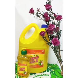 Nước rửa chén net đậm đặc 4kg tặng kèm 1 chai rửa chén net 250 gam