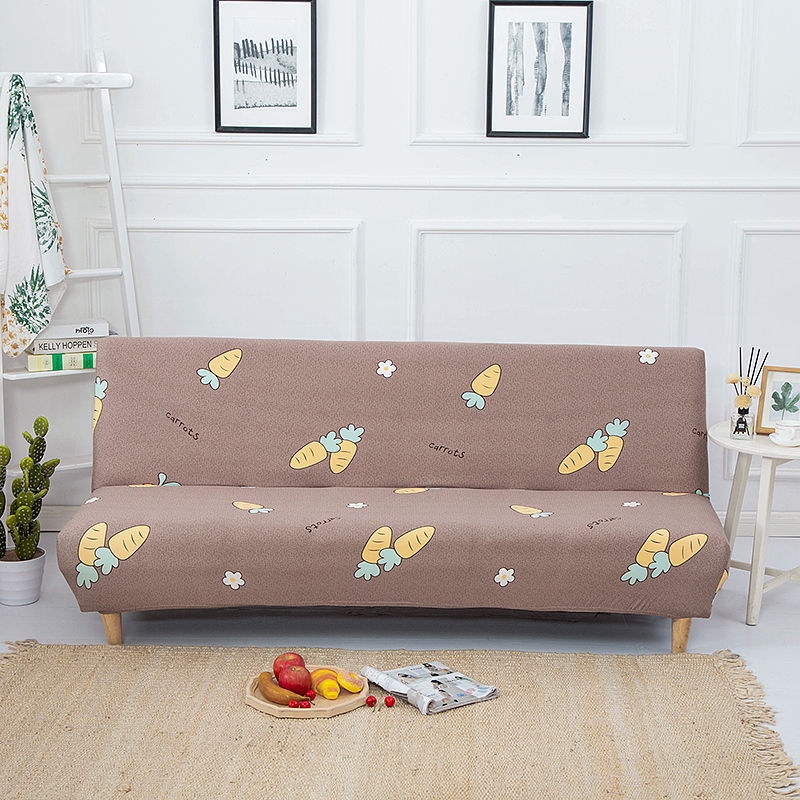 Vỏ Bọc Ghế Sofa Chống Trượt Không Tay Đơn Giản