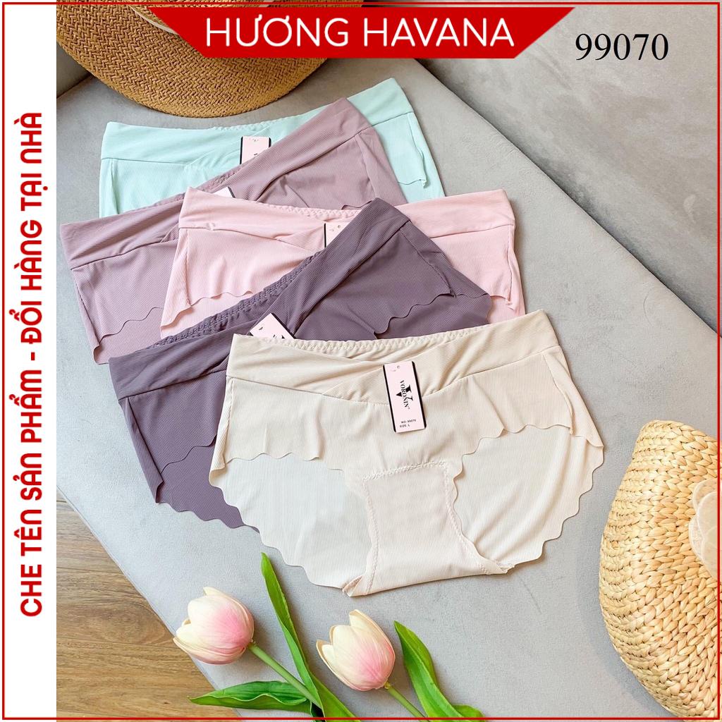 Quần lót bầu đúc su gân tăm cạp chéo không lộ viền bigsize HAVANA FLQ108