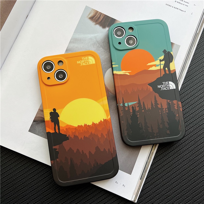 Ốp Điện Thoại Mềm In Hình Hoàng Hôn Cho iphone 12 / 15 / 14 pro max / 11 / 11 pro max 13