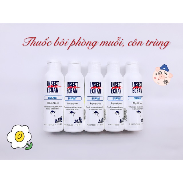 THUỐC BÔI PHÒNG CHỐNG MUỐI, CÔN TRÙNG