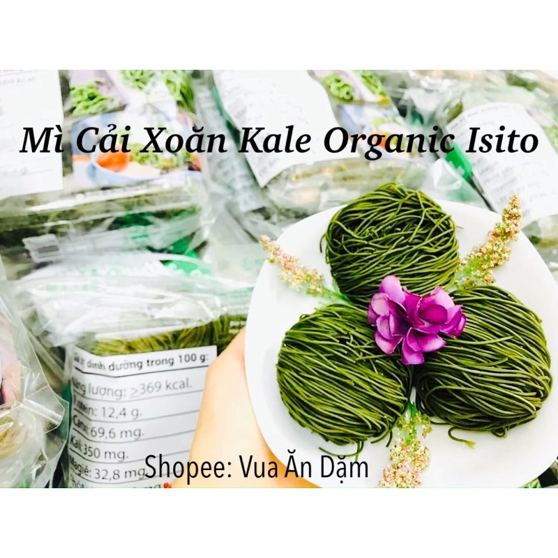 (Mẫu mới) Mì Cải Xoăn Kale Organic Isito