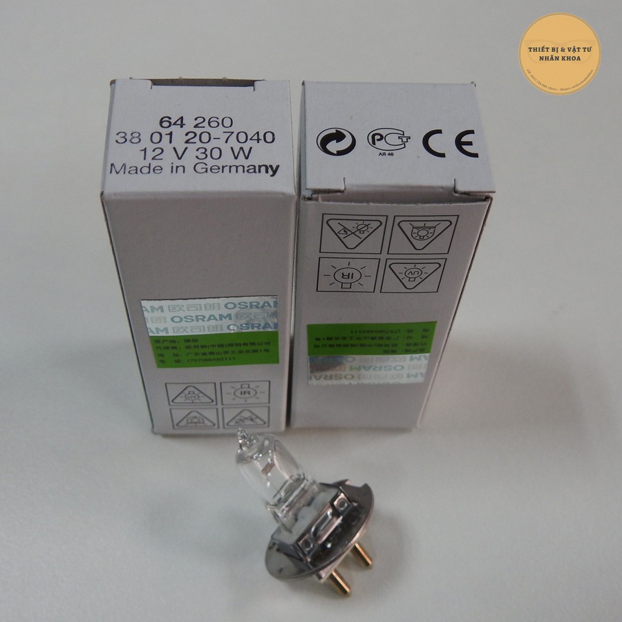 Bóng Đèn Khe, Sinh Hiển Vi Khám Mắt 12V 30W [64260 - HLX-6] | Osram, Zeiss, 66VISION và các sản phẩm tương tự