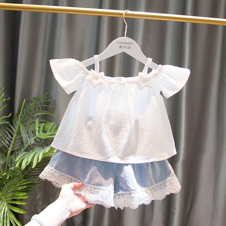 Áo Thun Tay Ngắn Hở Vai Màu Trơn Thời Trang Mùa Hè Hàn Quốc Mới 2023