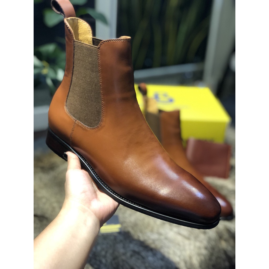 Giày Tây Alexander Chelsea boots Nâu | BigBuy360 - bigbuy360.vn