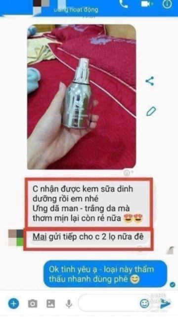 Kem Sữa Dưỡng Trắng Da Linh Hương