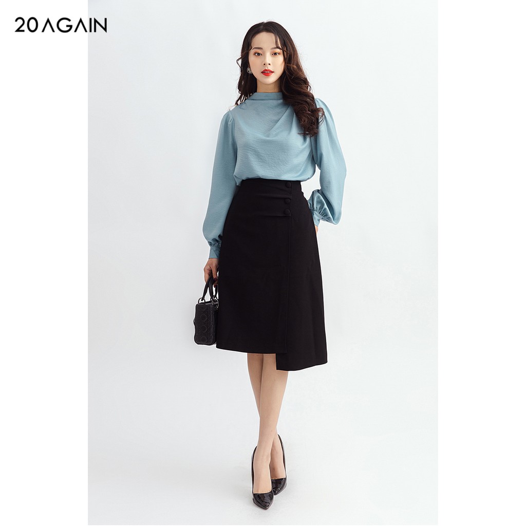 Chân váy nữ midi 92WEAR đủ màu, đủ size, thanh lịch sang trọng JDA0943 | BigBuy360 - bigbuy360.vn
