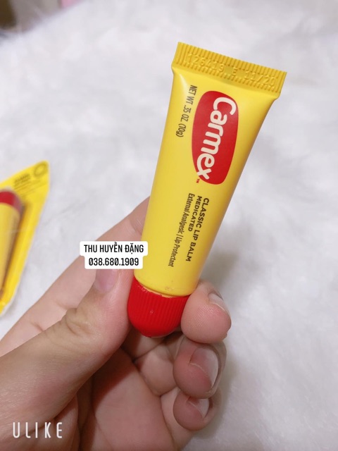 Son Dưỡng Carmex Ultra Smooth Lip Balm (Tách Set)