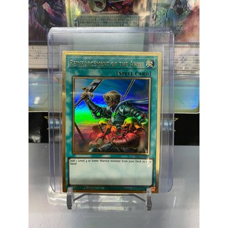 [ Dưa Hấu Yugioh ] Lá bài thẻ bài Reinforcement of the Army - Premium Gold Rare - Tặng bọc bài nhựa bảo quản