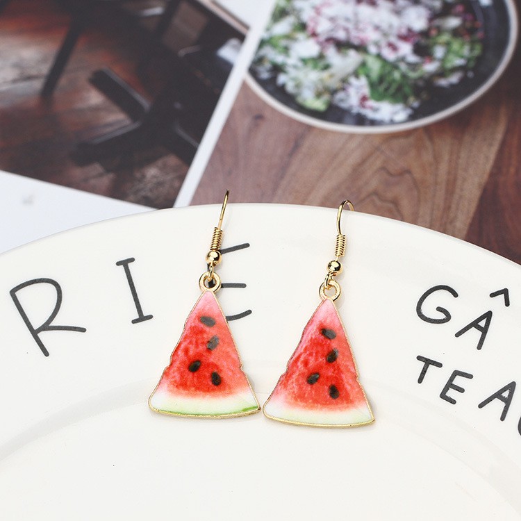 bông tai hoa quả nhiều hình