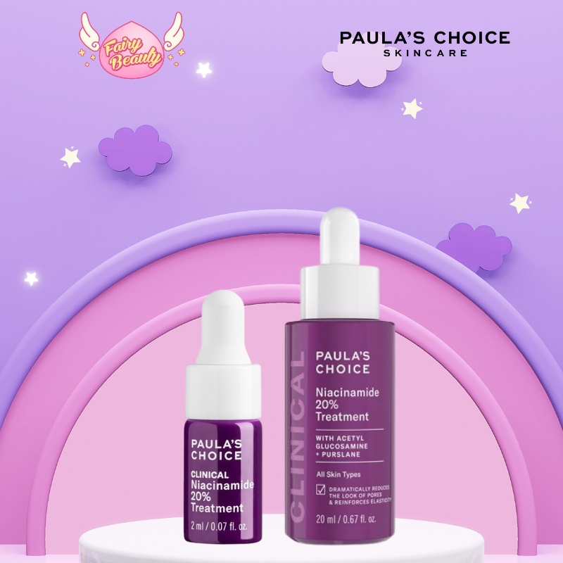 Tinh Chất Làm Sáng Da,Thu Nhỏ Lỗ Chân Lông Và Ngăn Ngừa Mụn Clinical Niacinamide 20% 2ml (Mã 8032)