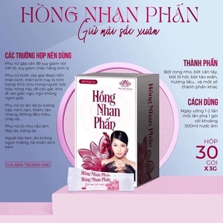HỒNG NHAN PHẤN ( 20 gói ) Bách Y Sâm - Nhất Mộc Hương