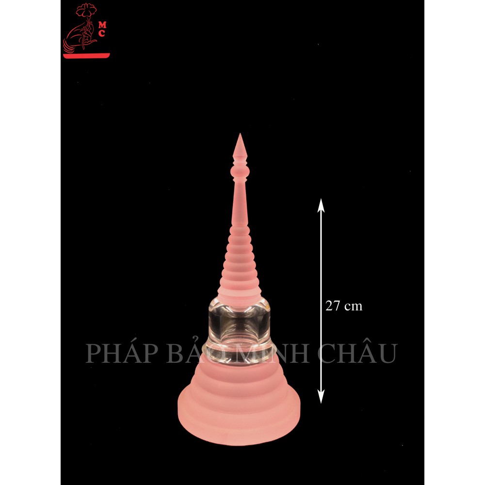 [PBMC]Tháp xá lợi nhựa màu A3 (7 màu) (Giao màu ngẫu nhiên)