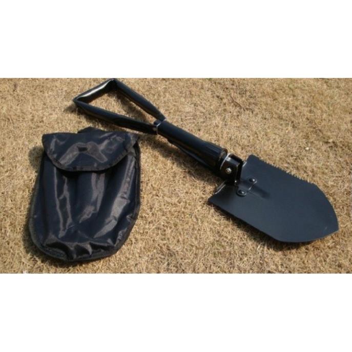 Xẻn Đa Năng V2 - La bàn - Cúp - Cán Xúc - 2 Màu Ngụy Trang Và Full Đen  - Hàng Có Sẵn Trong Kho