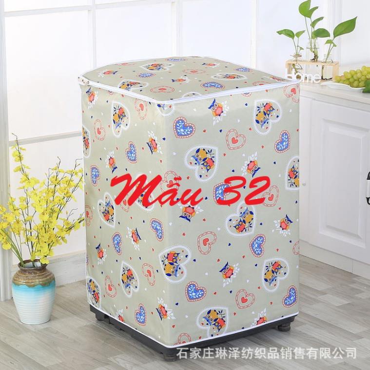 Vỏ bọc máy giặt siêu bền lồng đứng (cửa trên) cho máy to từ 10kg đến 13kg LOẠI TỐT