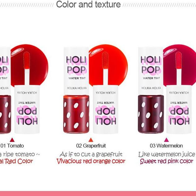 (Hàng Mới Về) Son Tint Holika Holika Holika 5.5 Màu Sắc Tùy Chọn