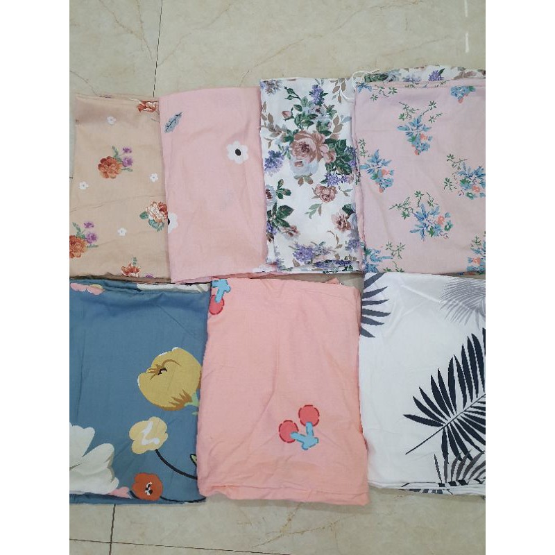 Vỏ Gối Ôm 100% Cotton. Vỏ ôm Tici Kẻ.  Size 35x100, Dây Rút Tiện Dụng