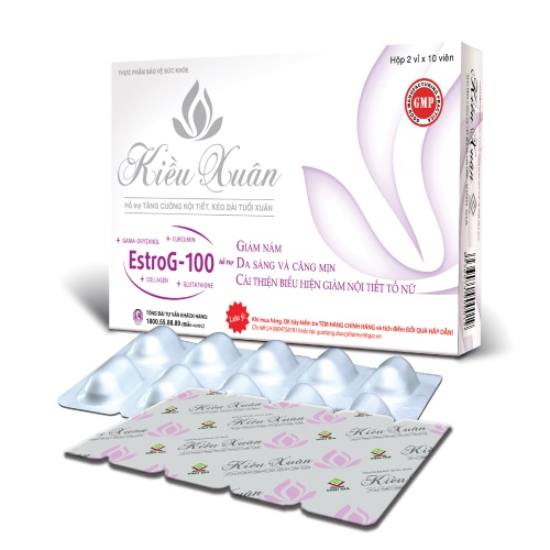 Viên Uống Tăng Cường Nội Tiết KIỀU XUÂN Bổ Sung Collagen