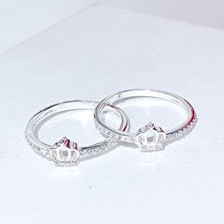 [Giá Nào Cũng Bán] Nhẫn Bạc Nữ Vương Miện Nhỏ
