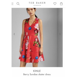 Đầm đỏ Ted Baker