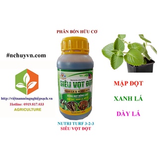 SIÊU VỌT ĐỌT - PHÂN BÓN HỮU CƠ NUTRI TURF 3-2-3