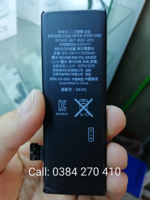 Pin Iphone 5s dung lượng cao